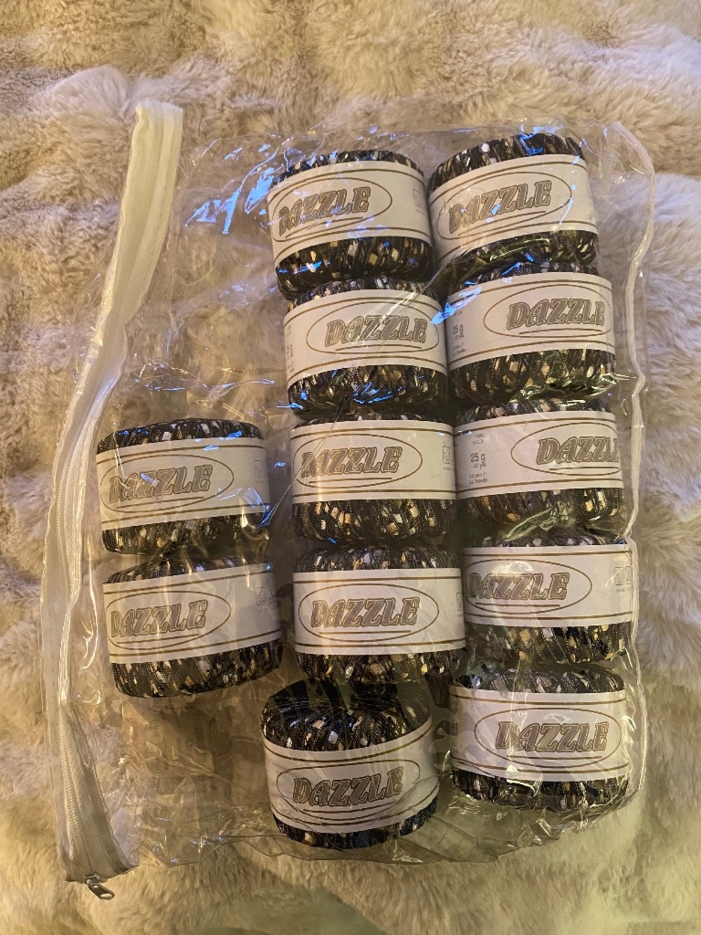 Dazzle Yarn by Knitting Fever, Shade: 64 Lot: 1809 (12 Skeins Total)